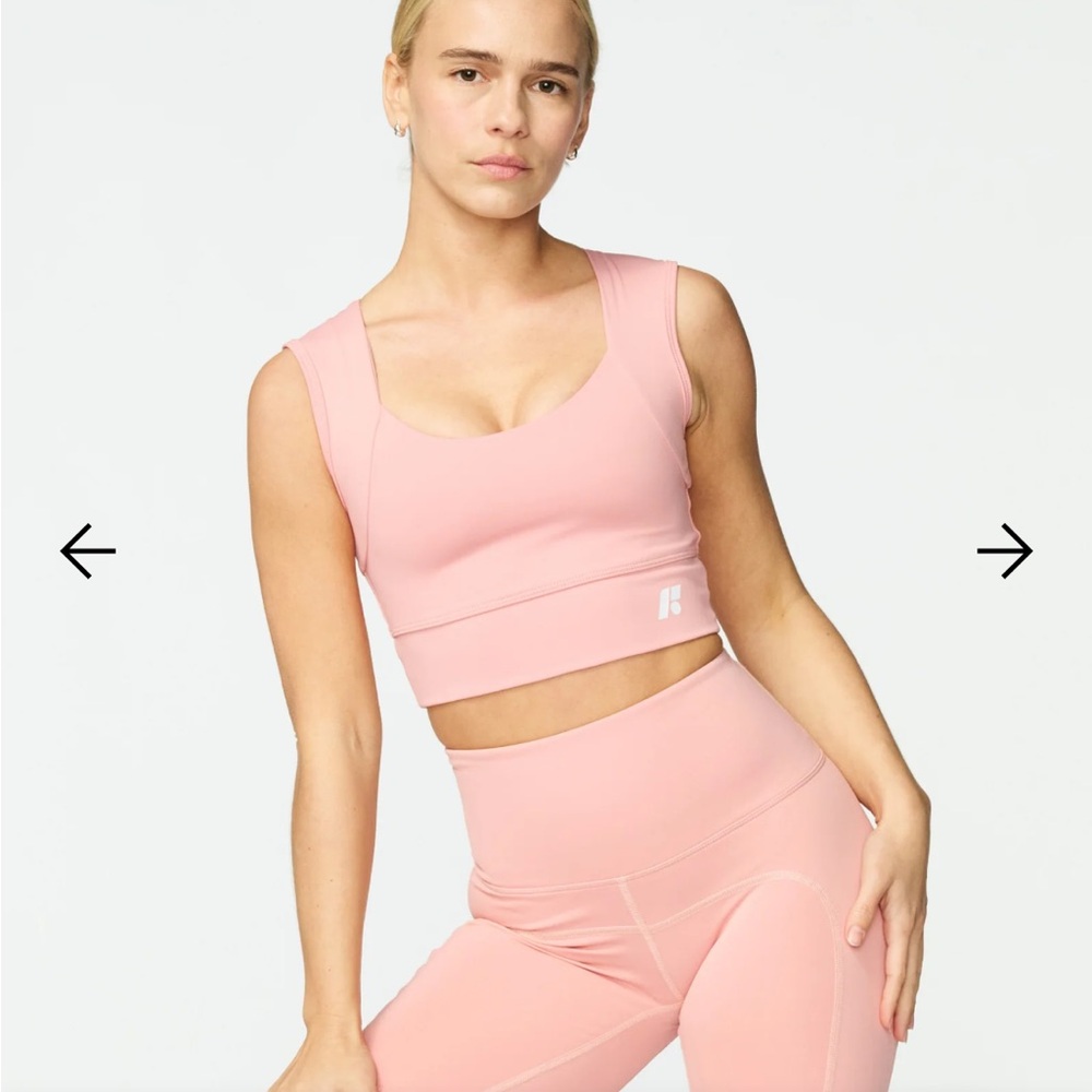 Blush Pink Sports Bra by [Brand]